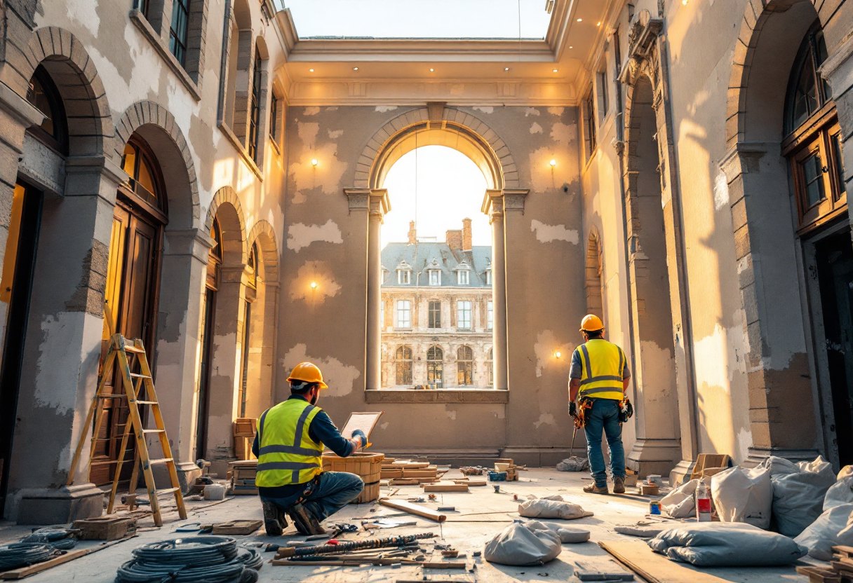 Rénovation d'un bureau et local commercial à Bruxelles-Ville : guide pratique pour propriétaires et investisseurs