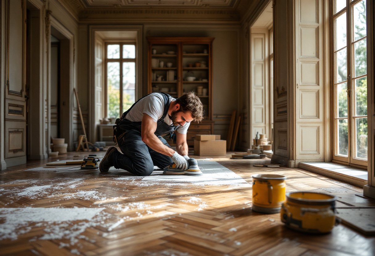 Rénovation de parquet dans une maison de maître à Uccle : guide expert pour propriétaires bruxellois