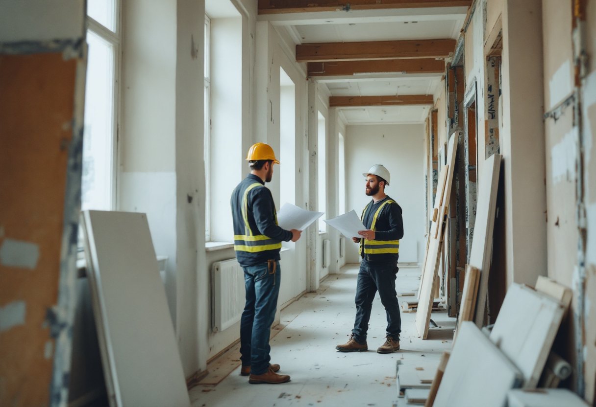 Rénovation complète d'un immeuble de rapport à Molenbeek-Saint-Jean : comment gérer tous les corps d'état avec un seul entrepreneur général ?
