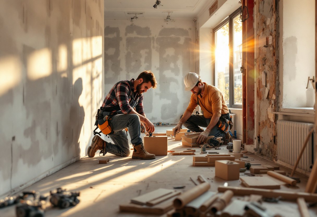 Rénovation complète d'un appartement ancien à Bruxelles-Ville : quelles étapes, quels coûts et quelles primes pour un second œuvre tous corps d'état ?