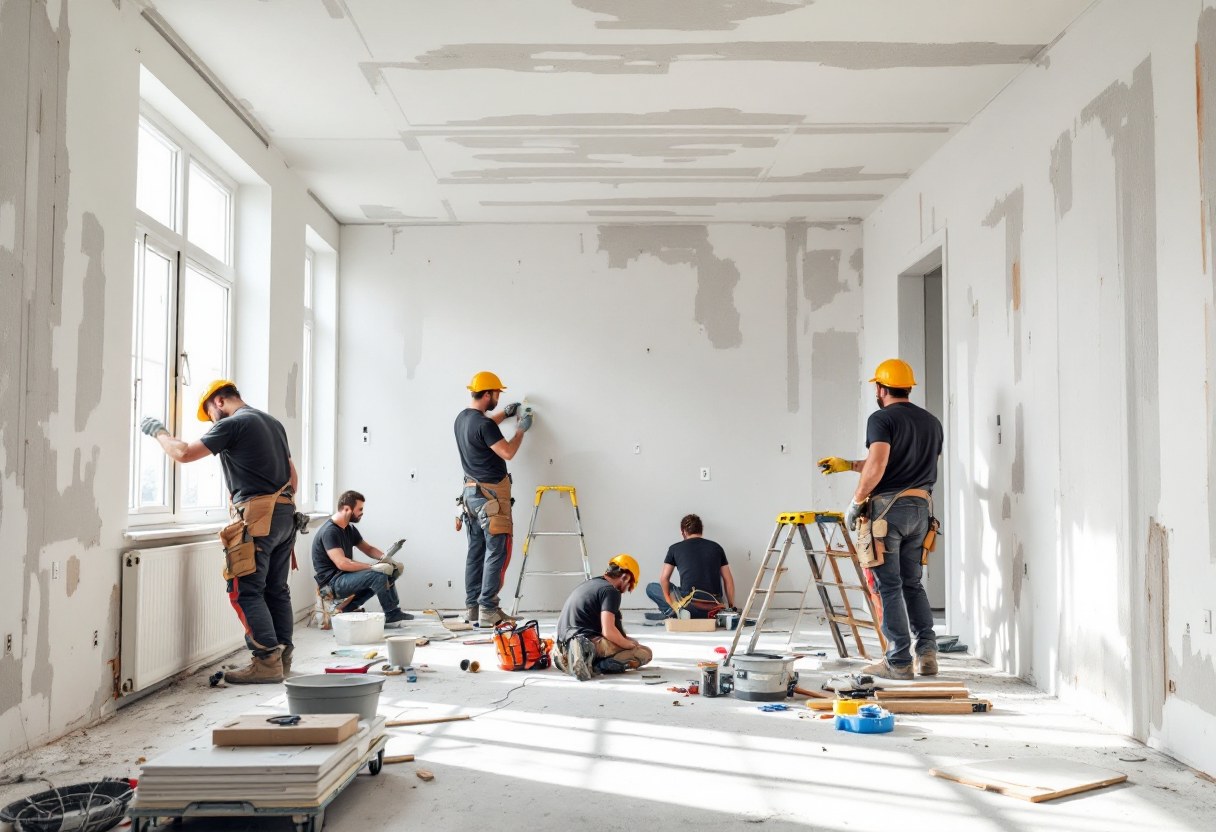 Chantier de rénovation intérieure coordonné, Belgique