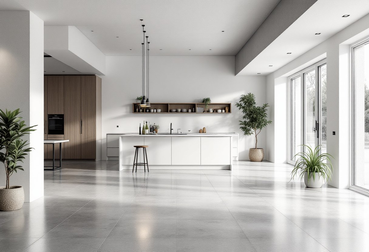 Vue d'ensemble d'un intérieur entièrement rénové en Belgique
