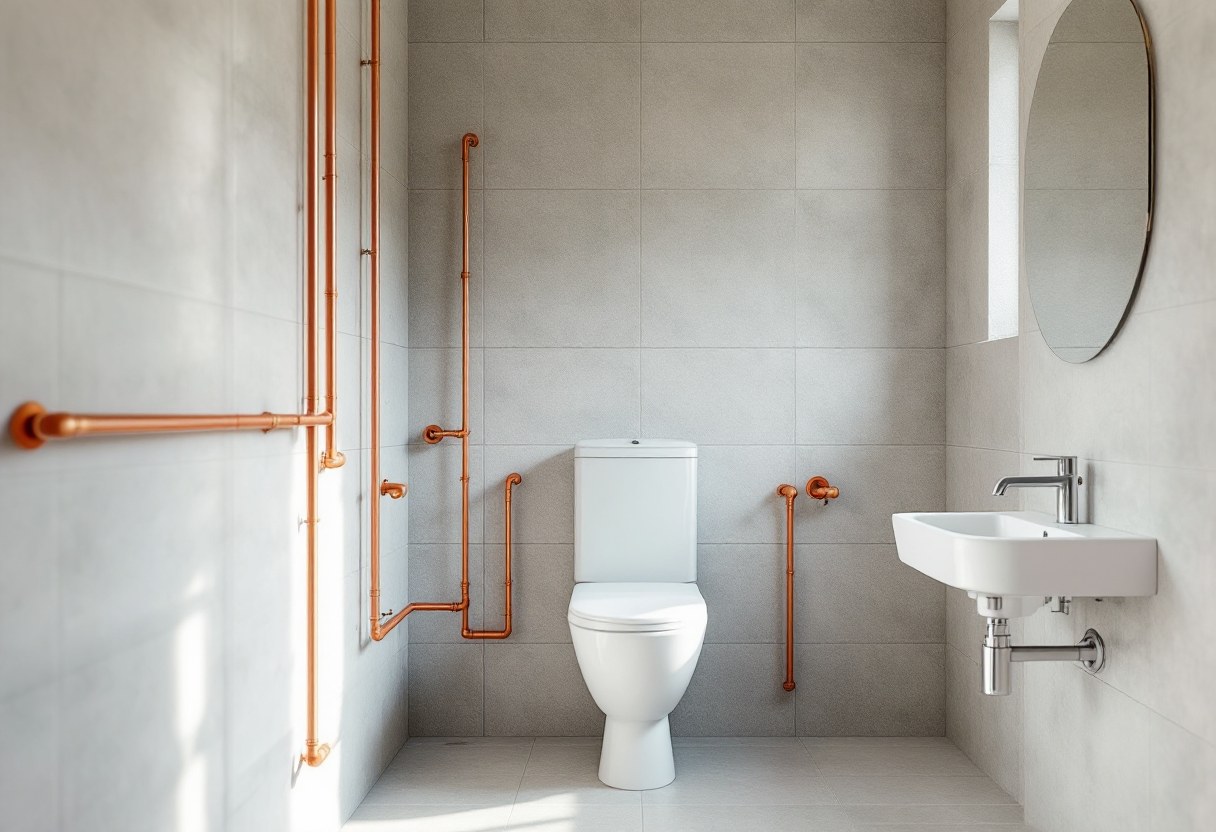 Pose de sanitaires modernes dans une salle de bains belge